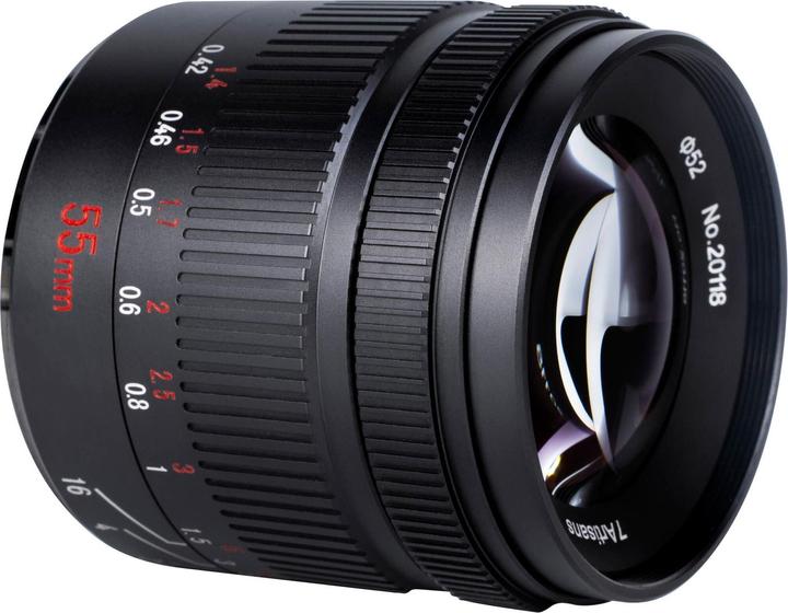 Actual product image 7artisans Fixed focal length 55mm F/1.4 Mark II - Canon RF (Canon RF, APS-C / DX)
