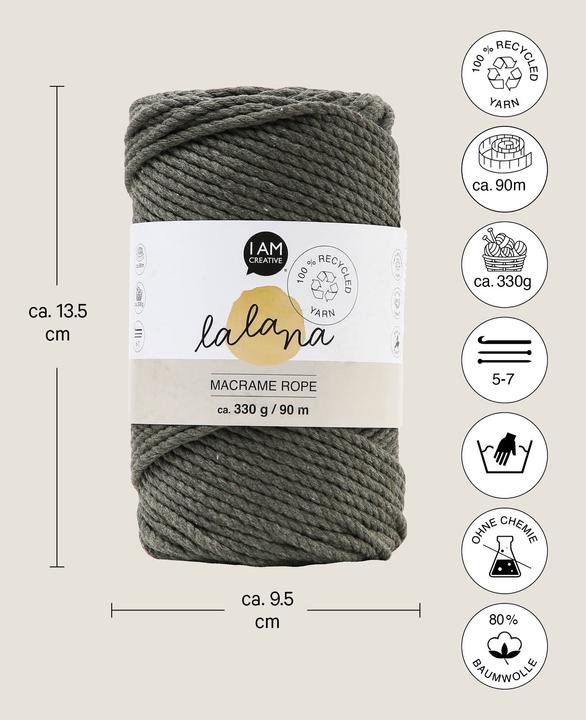 Produktbild Lalana Macrame Rope (90 m)