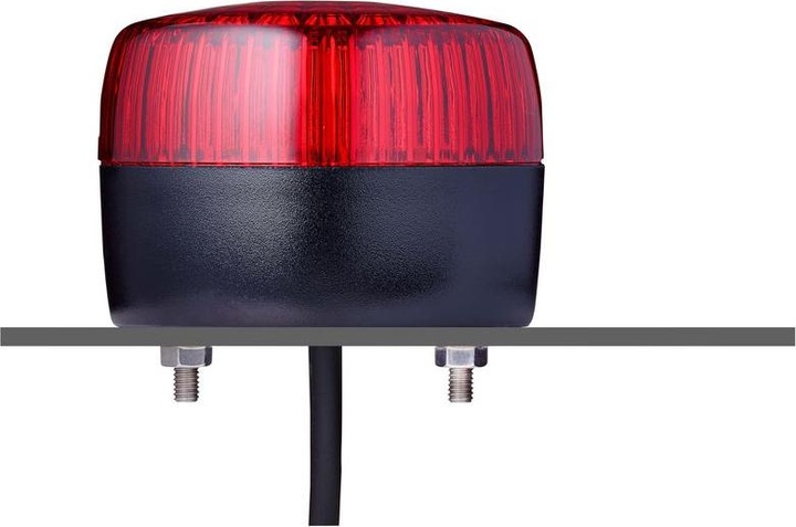 Produktbild Auer Signal LED-Signalleuchte AC / DC 24V 70mA 75mm Rot IP69 / IK08 Kabel, 1 m PCL