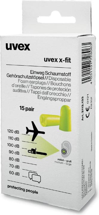 Produktbild Uvex Safety Gehörschutzstöpsel (15 x)