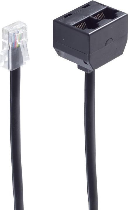Immagine prodotto Shiverpeaks BASIC-S Adattatore ISDN a Y, nero, 0,1 m 1 x RJ45 8(8) plug