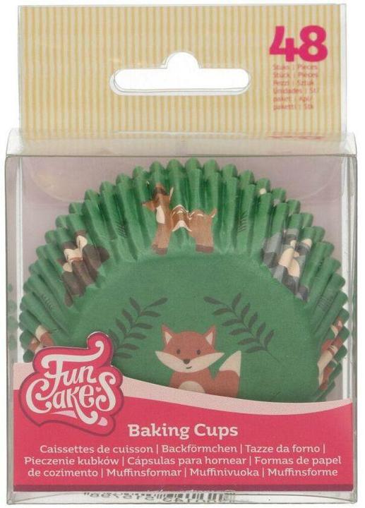 Produktbild FunCakes Muffin Backform Waldtiere 48 Stück (5.50 cm)