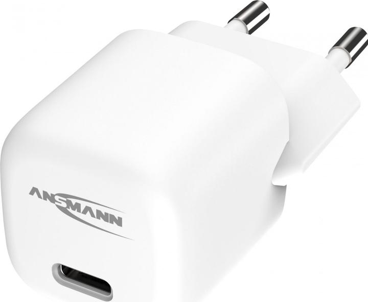 Actual product image Ansmann Home Charger HC120PD GaN Mini, 3A/20W USB-C 1001-0153 (20 W, 1 portion)