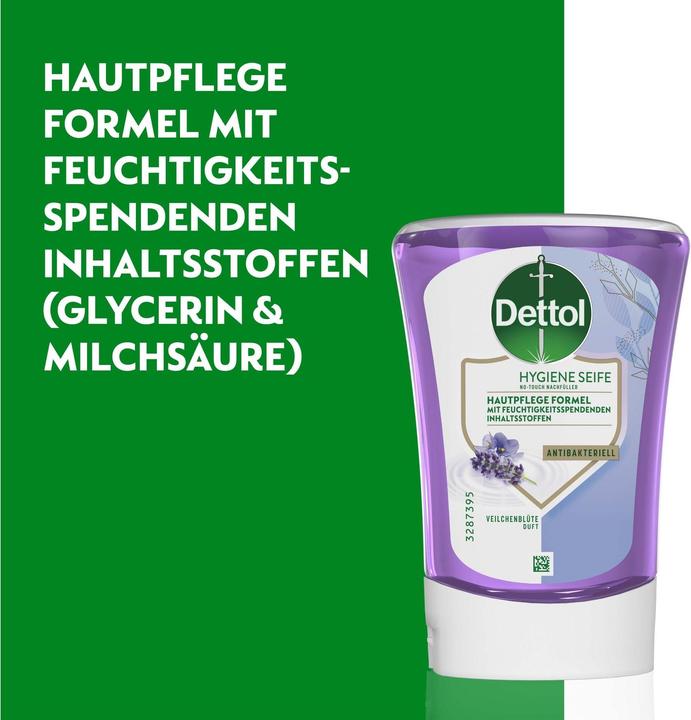Actual product image Dettol No-Touch Hand Soap Refill Violet Blossom (refill, 250 ml)
