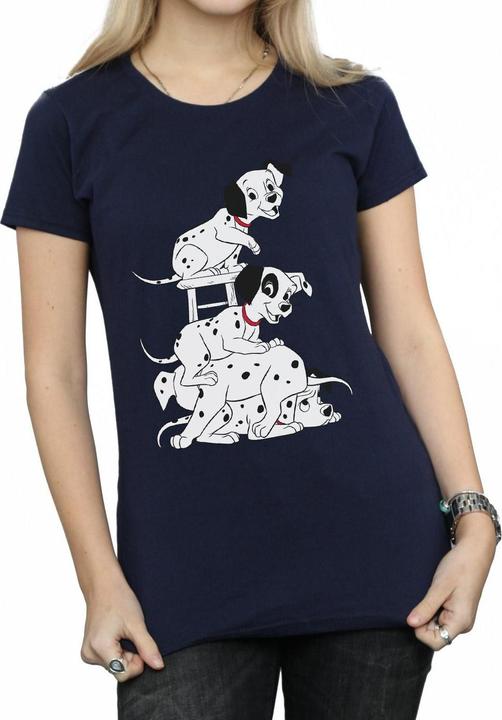Actual product image Disney Womens/Ladies 101 Dalmatians Chair Cotton T-Shirt (S)
