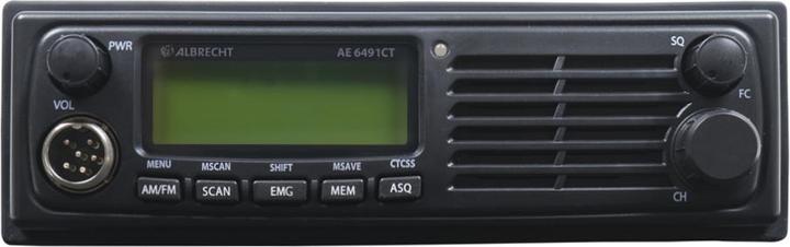 Actual product image Albrecht CB radio AE 6491, 12/24V