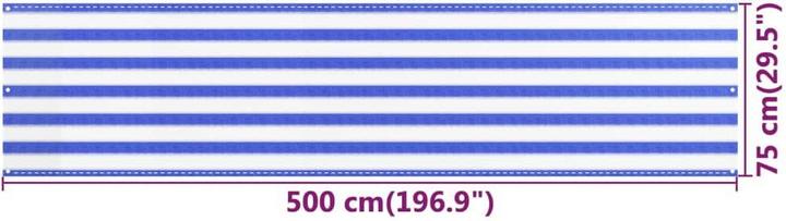 Produktbild vidaXL Sichtschutz für den Balkon (75 cm)