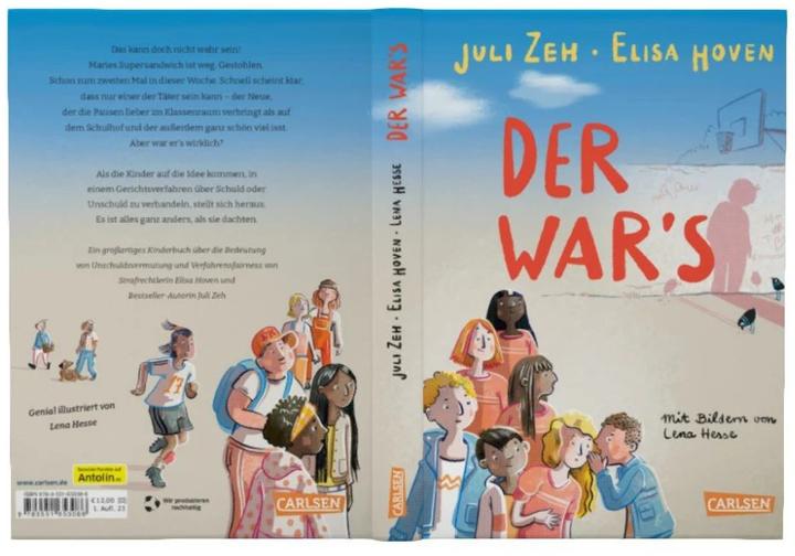 Actual product image Der war's (German, Elisa Hoven, July Toe, 2023)