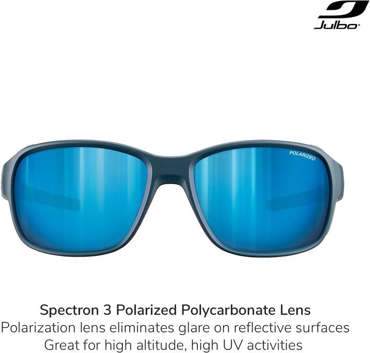 Immagine prodotto Julbo Monterosa 2 Spectron 3 Occhiali polarizzati Glacier (blu scuro opaco-rosa-bianco, Blu)