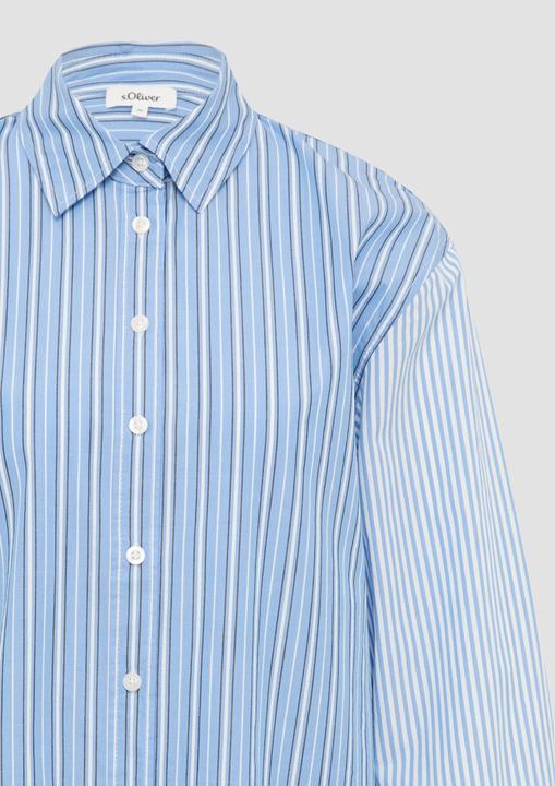Produktbild S.Oliver Bluse Popeline-Bluse im Relaxed Fit mit Streifenmix (32)