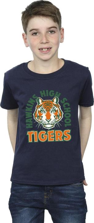 Produktbild Netflix Stranger Things Hawkins Arch Tiger TShirt Jungen (128)