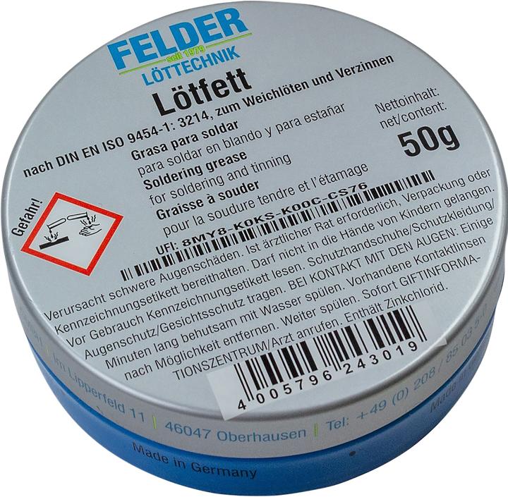 Image du produit Felder Graisse à souder (Graisse de soudure)