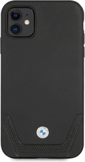Produktbild BMW Hard Cover Leather Perforated Lower Stripes (Apple iPhone 11)
