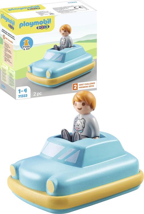 Produktbild Playmobil 1.2.3: Push & Go Car (71323, Playmobil 1.2.3)
