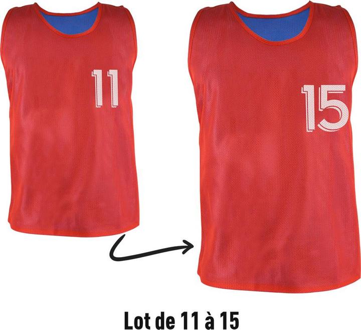Immagine prodotto Sporti Giubbotti reversibili numerati (N° 11 a 15)