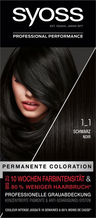 Syoss Permanente Coloration (1-1 Schwarz)