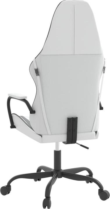Image du produit vidaXL Gaming-Stuhl Weiss und Schwarz Kunstleder,Farbe: Weiss und