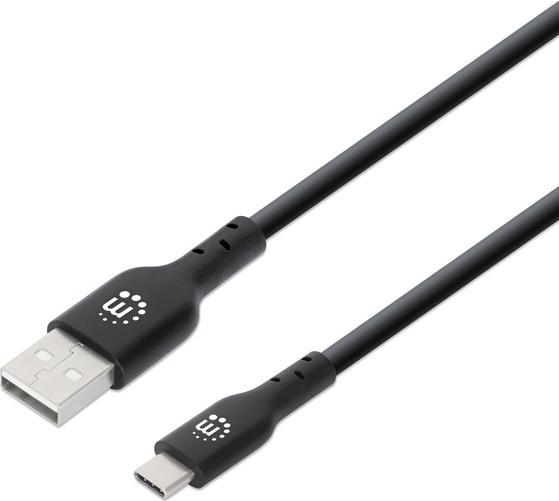 Image du produit Manhattan connecteur de type A sur connecteur de type C (3 m, USB 2.0)
