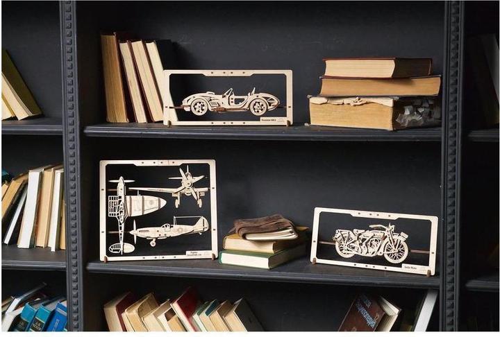 Image du produit Ugears 70196 Fighter Aircraft 2.5D Puzzle- Πολεμικό Αεροσκάφος 2.5D Πάζλ