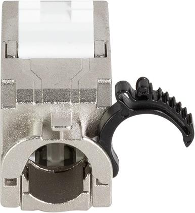 Actual product image LogiLink Cat.6A keystone socket, shielded, set of 24, tool-free (Keystone module)