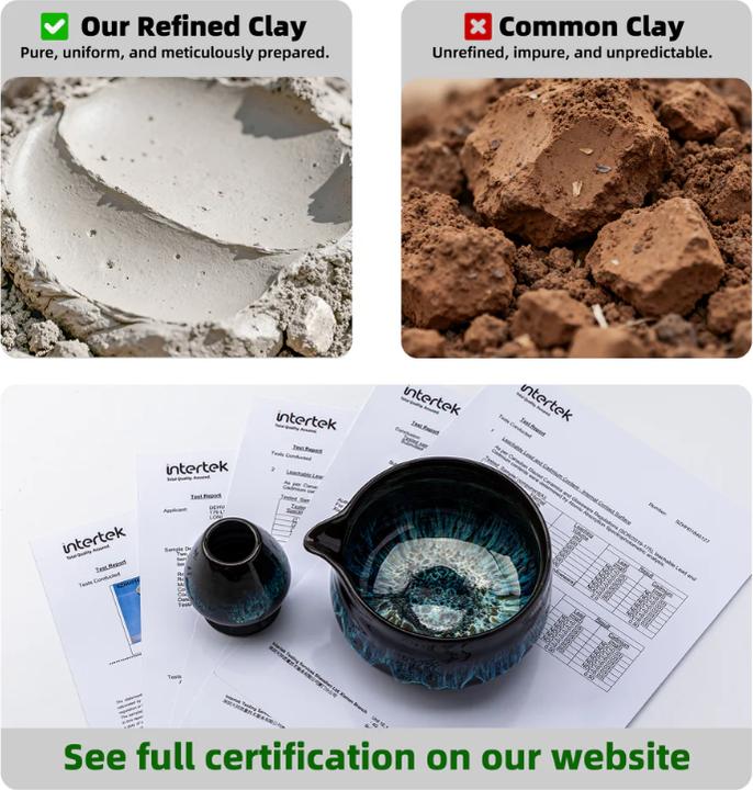 Actual product image Teanagoo 7-piece matcha tea set with whisk and bowl