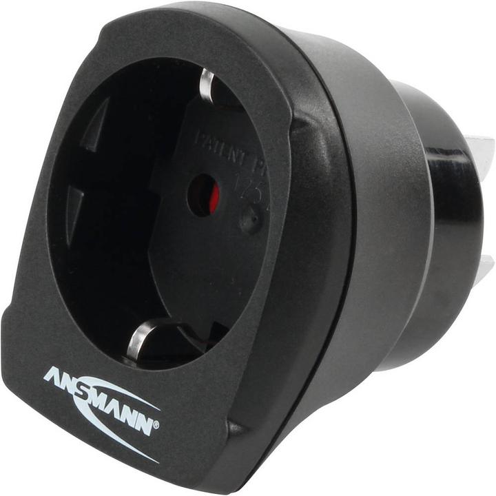 Actual product image Ansmann Travel plug EU to AU
