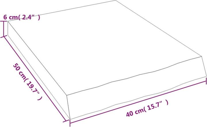 Immagine prodotto vidaXL Lian (40 x 50 x 6 cm)