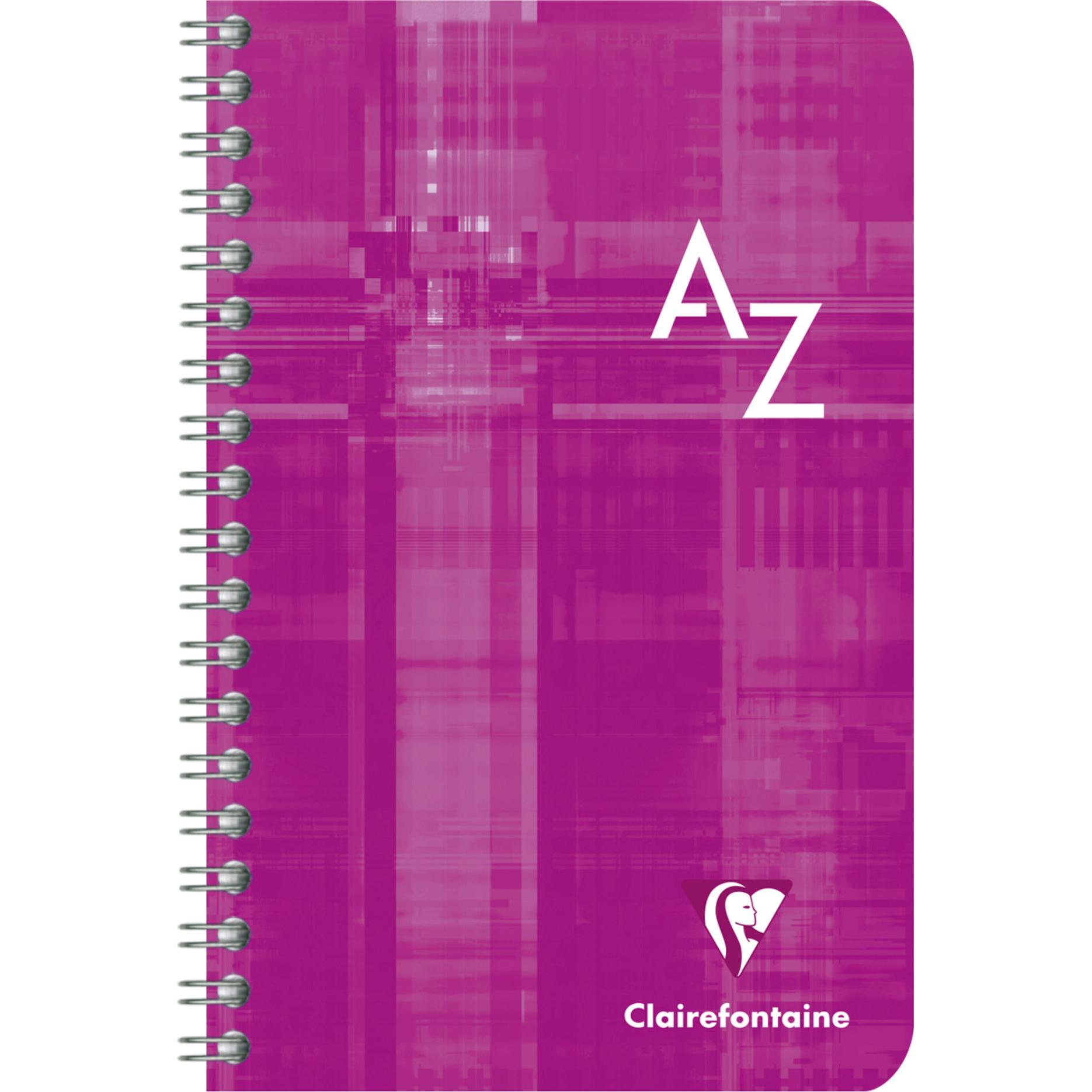 Thumbnail - Clairefontaine, Heft + Block, Spiralheft mit Register A -Z (Spezial, Kariert, Harter Einband)