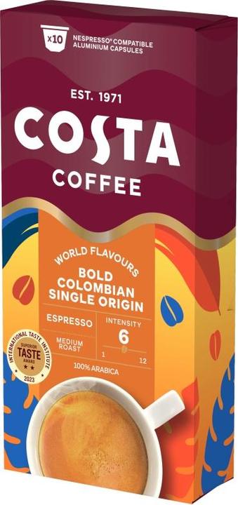 Actual product image Costa Coffee Espresso Colombian (10 x Port.)