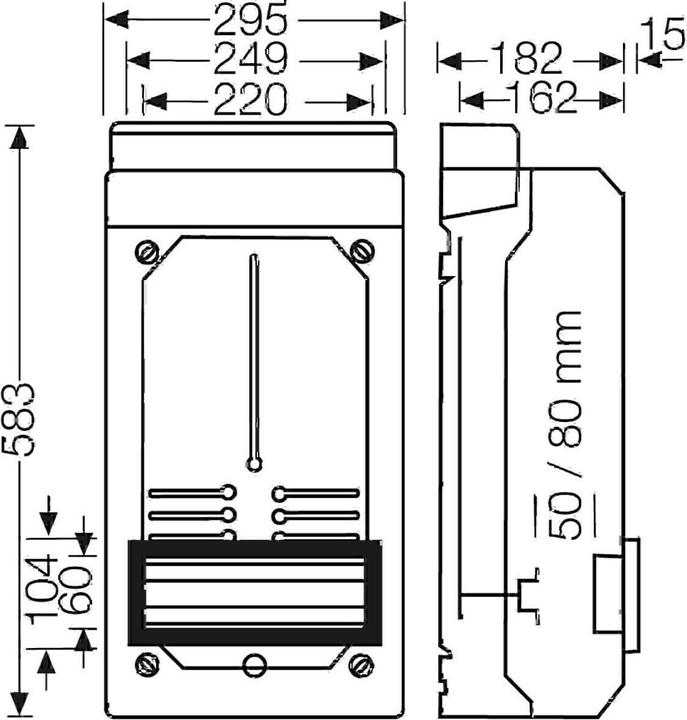Actual product image Hensel Empty housing (Housing)