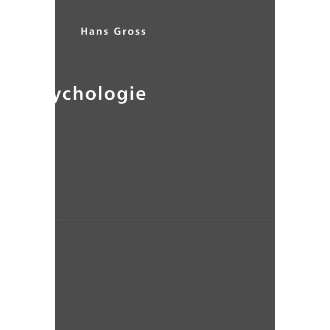 Thumbnail - Criminalpsychologie, Fachbücher von Hans Gross