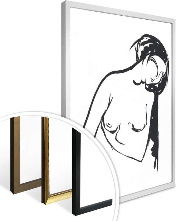 Produktbild Trenddeko Jonas - Die nackte Frau (60 x 80 cm)