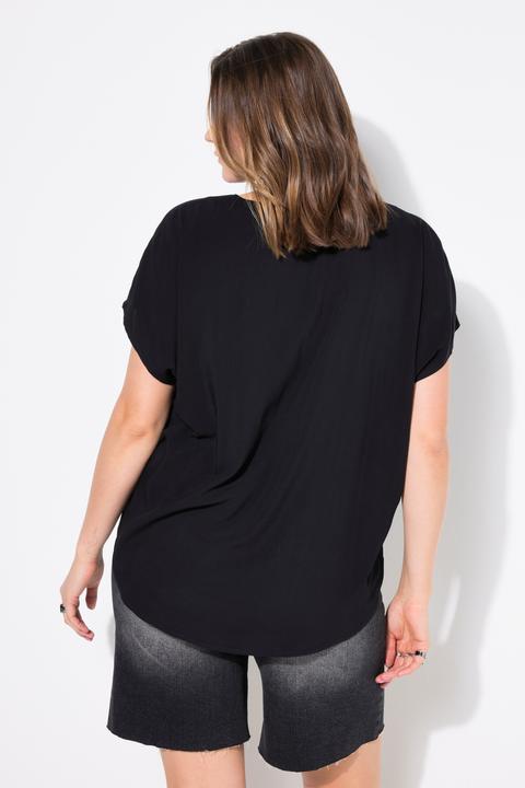 Produktbild Studio Untold Blusenshirt, oversized, V-Ausschnitt (54)