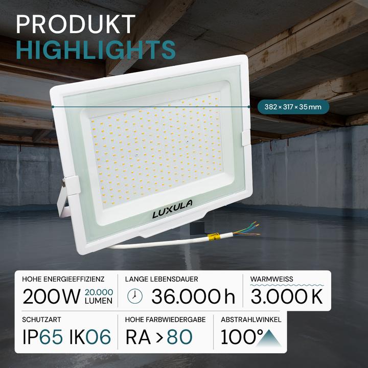 Actual product image Luxula LED floodlight (20000 lm, IP65)