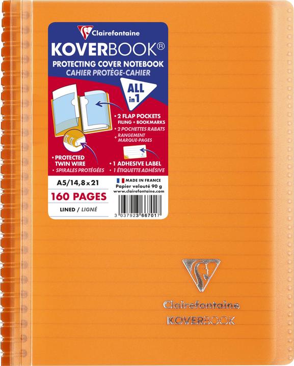 Immagine prodotto Clairefontaine Koverbook (A5, Righe)