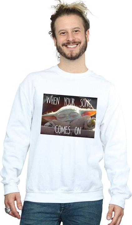 Produktbild Star Wars The Mandalorian The Child Song Meme Sweatshirt (L)