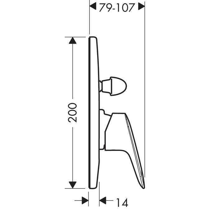 Thumbnail - hansgrohe, Badarmatur, Logis Chrom