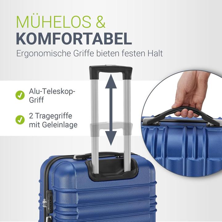 Actual product image Juskys Rome hard case set (120 l)