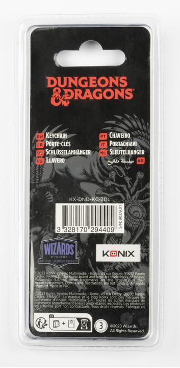 Actual product image Konix Dungeons & Dragons porte-clés 3D Logo