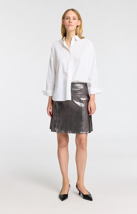 Produktbild Selected Femme Metallic Lederminirock (34)