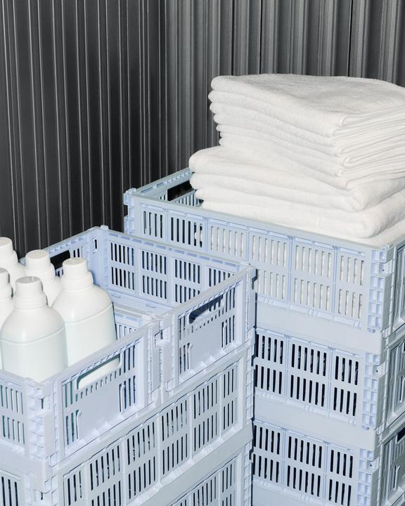 Actual product image HAY - Colour Crate S Storage Crate (Soft Blue) (26.5 x 17 x 10.5 cm)