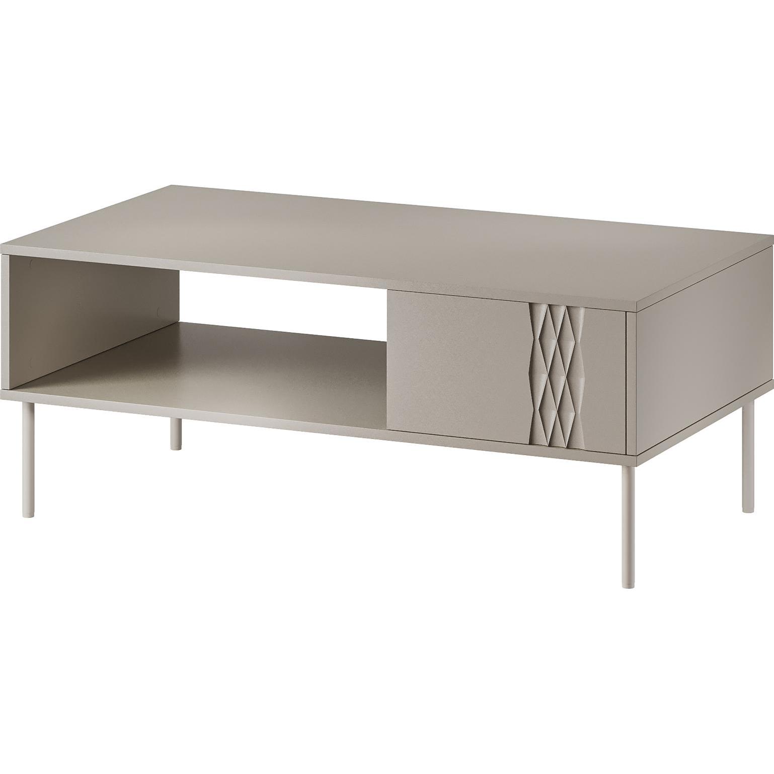 Halmar, Couchtisch + Beistelltisch, Tresse (110 x 60 x 40 cm)