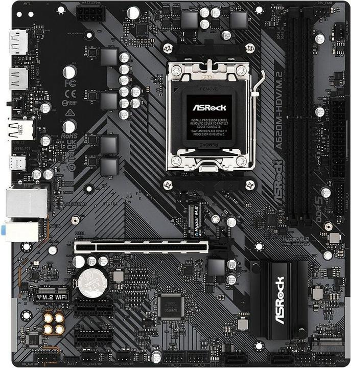 AsRock A620M-HDV/M.2 (AM5, AMD A620, mATX)