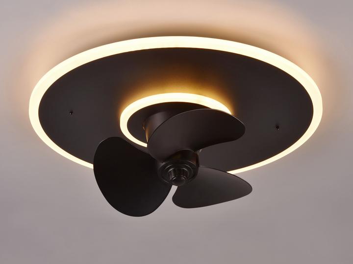 Immagine prodotto RL live your light Reality Nybro - Fan - Black Matte - inkl. 1x SMD 30W