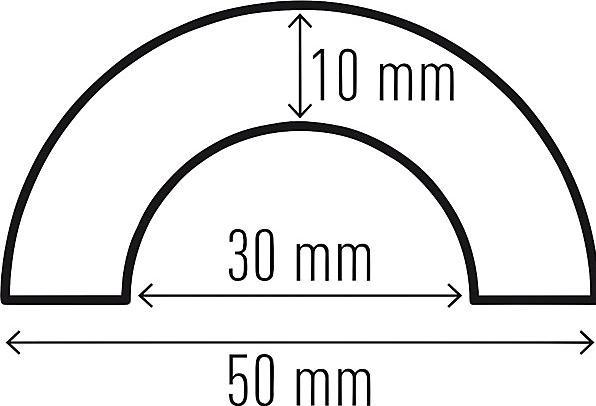 Immagine prodotto Durable Profilo di protezione per tubi P30 / nero autobloccante