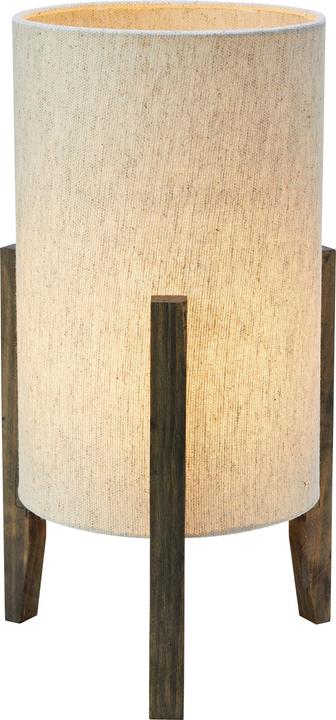 Actual product image Markslöjd Eruca 1 table lamp H39 Walnut/beige (E27)