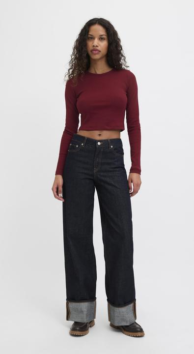 Produktbild JJXX Jxfeline Str Ls Rib Tee Jrs Noos (S)