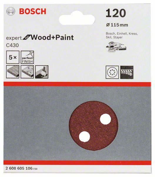Actual product image Bosch Professional Zubehör Sanding sheet C430 (120)