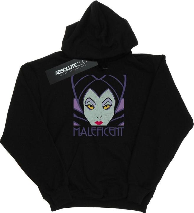 Immagine prodotto Disney Maleficent Cropped Head Felpa con Cappuccio Donna (XXL)