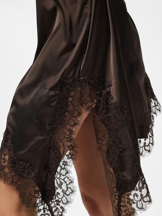Produktbild Pieces PCNOMI SATIN SPITZEN Midikleid (M)